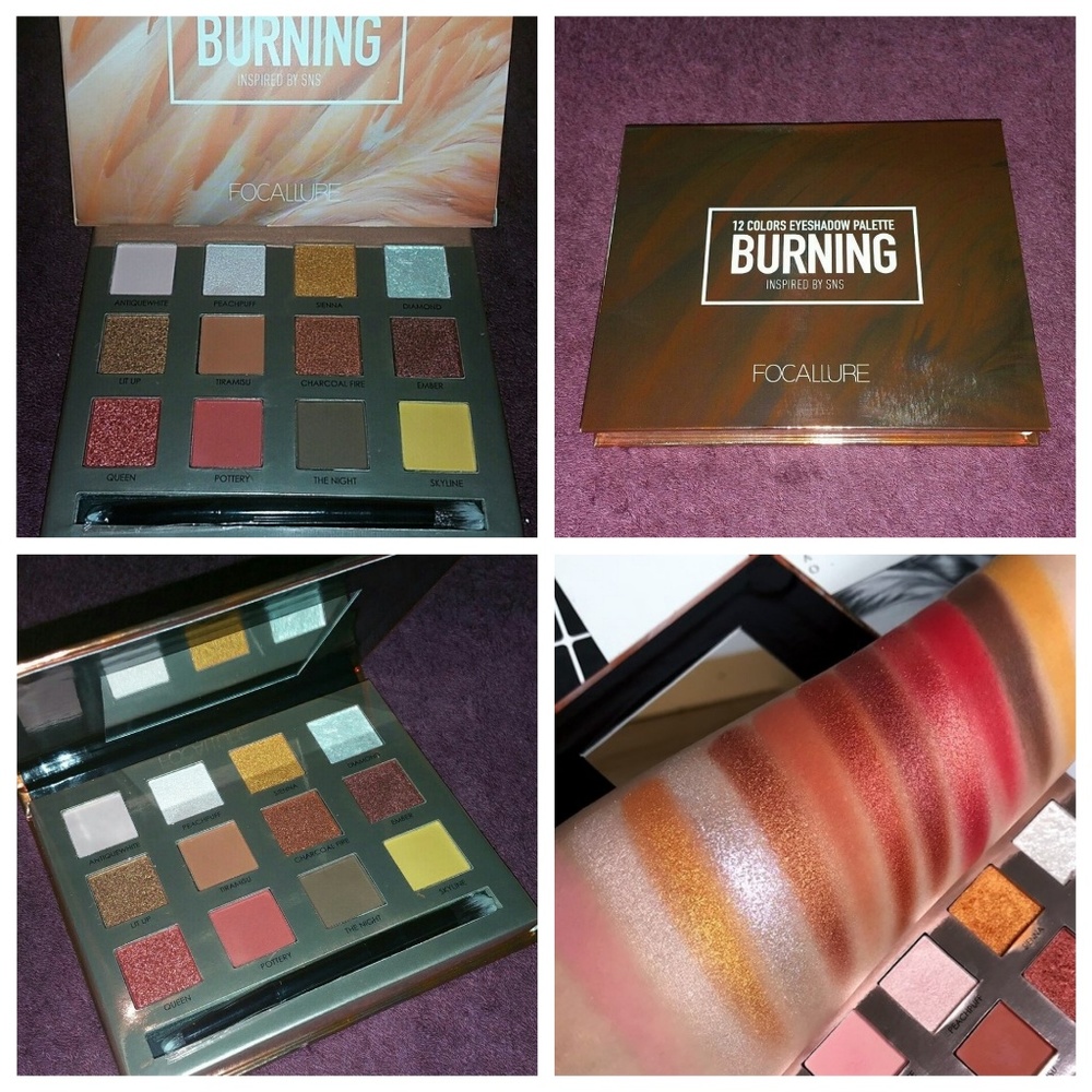 NEW Focallure Burning Eyeshadow Palette